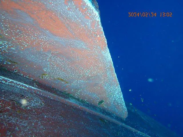 Port midship after cleaning