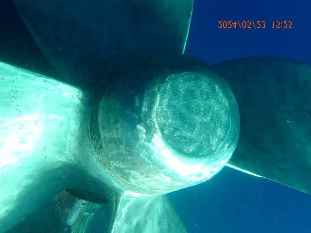 Propeller after cleaning